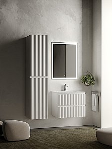 Тумба с раковиной Sancos SNOB R SNR60W 60 Bianco для ванной в интернет-магазине Sanbest