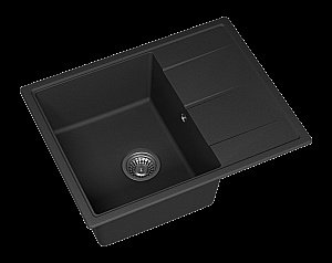 Кухонная мойка Misty Titan 65 TIT-65х51-01 антрацит купить в интернет-магазине сантехники Sanbest