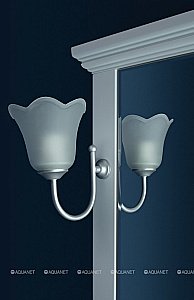 Светильник 2 шт. Aquanet Луизиана WT-260 хром купить в интернет-магазине сантехники Sanbest