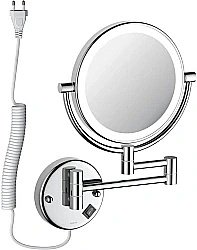 Зеркало косметические с подсветкой Aquatek AQ4915CR хром купить в интернет-магазине сантехники Sanbest