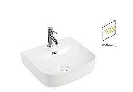 Раковина накладная Art&Max 49 AM1620 белая купить в интернет-магазине Sanbest