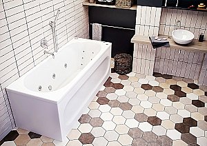 Ванна Aquatek Оберон 160х70 белая купить в интернет-магазине Sanbest