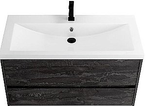 Тумба с раковиной Art&Max Family-M 100 подвесная, железный камень для ванной в интернет-магазине Sanbest