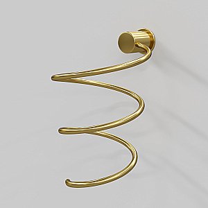 Держатель для фена WasserKraft K-1080BRUSHED GOLD матовое золото купить в интернет-магазине сантехники Sanbest