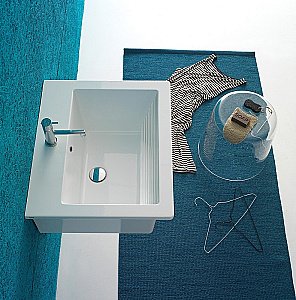 Раковина подвесная Globo Forty3 60 FO063.BI*1 белая купить в интернет-магазине Sanbest