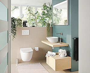 Раковина накладная Vitra Geo 38 7421B003-0016 белая купить в интернет-магазине Sanbest