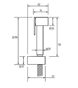 Гигиенический душ Migliore Quadra ML.QDR-34.120.CR хром купить в интернет-магазине сантехники Sanbest