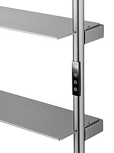 Полотенцесушитель электрический WONZON & WOGHAND DÜSSELDORF, Брашированный никель (WW-A205-BR) купить в интернет-магазине сантехники Sanbest