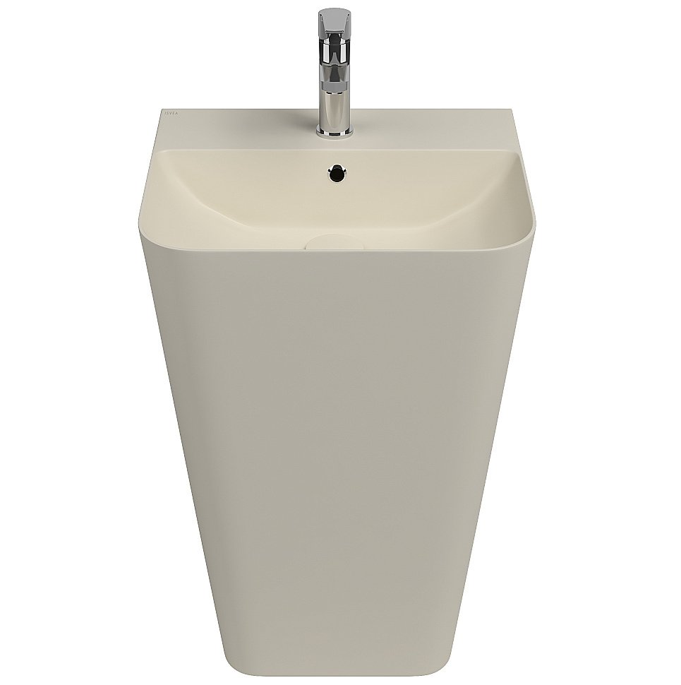 Раковина ISVEA Sott'Aqua 50 10SQ37001SV-2K слоновая кость матовый купить в интернет-магазине Sanbest