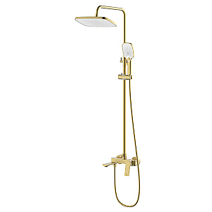 Душевая система Azario Lursy AZ-K2349MG золото матовое купить в интернет-магазине сантехники Sanbest