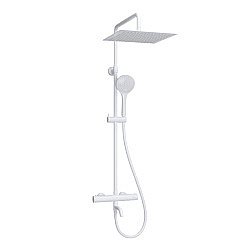 Душевая система WasserKraft Mindel 8500 SET2635 Thermo белый Soft-touch купить в интернет-магазине сантехники Sanbest