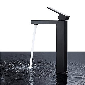 Смеситель для раковины ABBER Daheim AF8211B черный матовый купить в интернет-магазине сантехники Sanbest