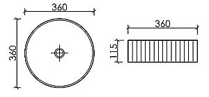Раковина Ceramica Nova Element CN6057ML голубая матовая купить в интернет-магазине Sanbest