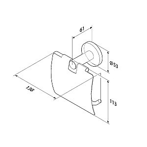 Держатель для туалетной бумаги AM.PM X-Joy A85A341400 хром купить в интернет-магазине сантехники Sanbest