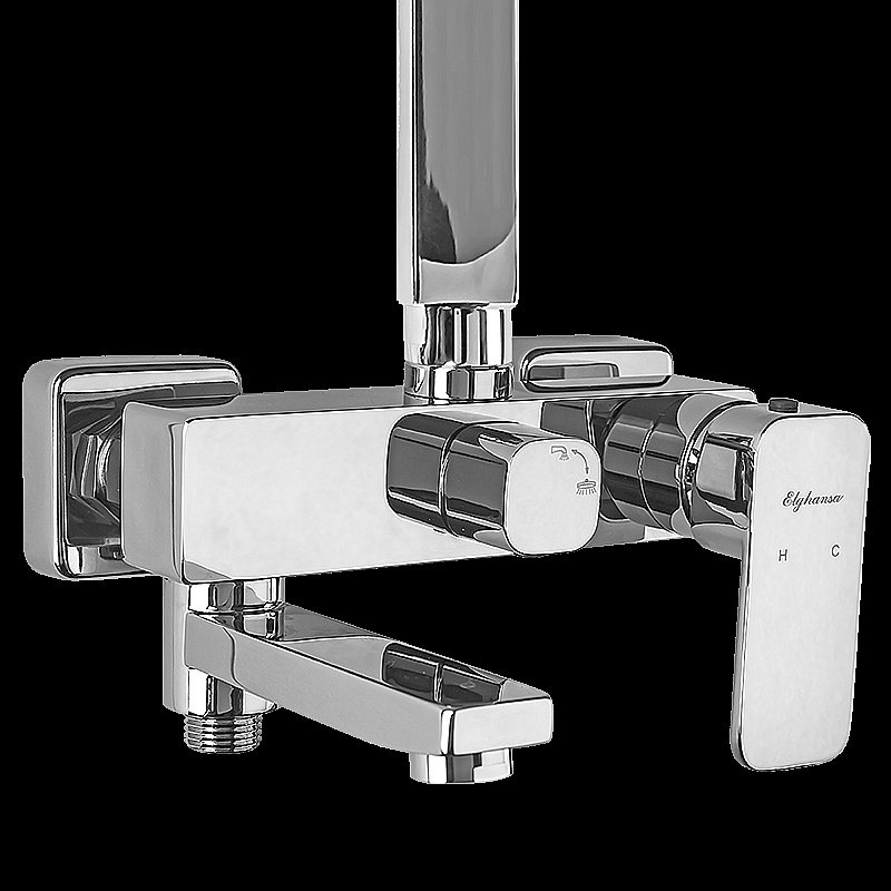 Душевая система Elghansa 2302235-2K хром купить в интернет-магазине сантехники Sanbest