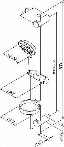 Набор смесителей AM.PM Spirit V2.0 F40970A00 купить в интернет-магазине сантехники Sanbest
