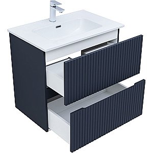 Тумба с раковиной Aquanet Джейн 70 313301 маренго для ванной в интернет-магазине Sanbest