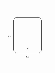 Зеркало Taliente Zled TA-Zled-B6080 60 в ванную от интернет-магазине сантехники Sanbest
