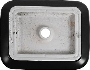 Раковина накладная Aquanet Soul-1-MB 50 245833 черная матовая купить в интернет-магазине Sanbest