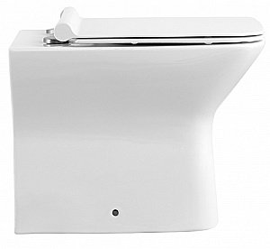 Унитаз Agger AT02200 безободковый, с крышкой микролифт купить в интернет-магазине Sanbest