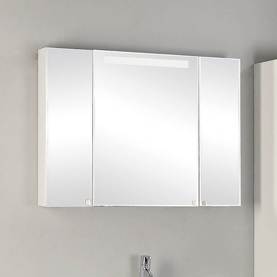 Зеркальный шкаф Акватон Мадрид 100 купить в интернет-магазине сантехники Sanbest