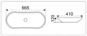 Раковина GID Mnc503H012 купить в интернет-магазине Sanbest