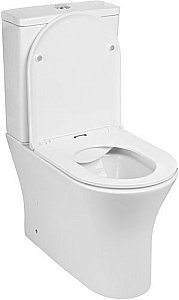 Унитаз напольный WeltWasser TELBACH 001 GL-WT белый глянец купить в интернет-магазине Sanbest