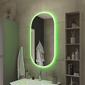 Зеркало с функцией памяти Cezares CZR-SPC-ELS-550-1050-RGB-TCH в ванную от интернет-магазине сантехники Sanbest