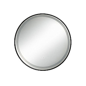 Зеркало Azario Bred АZ-LED012225 черный матовый в ванную от интернет-магазине сантехники Sanbest