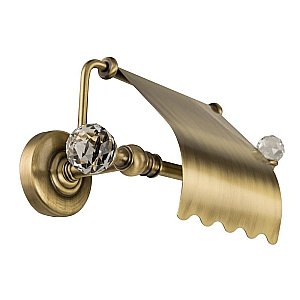 Держатель для туалетной бумаги Migliore Amerida ML.AMR-60.406.BR бронза/Swarovski купить в интернет-магазине сантехники Sanbest