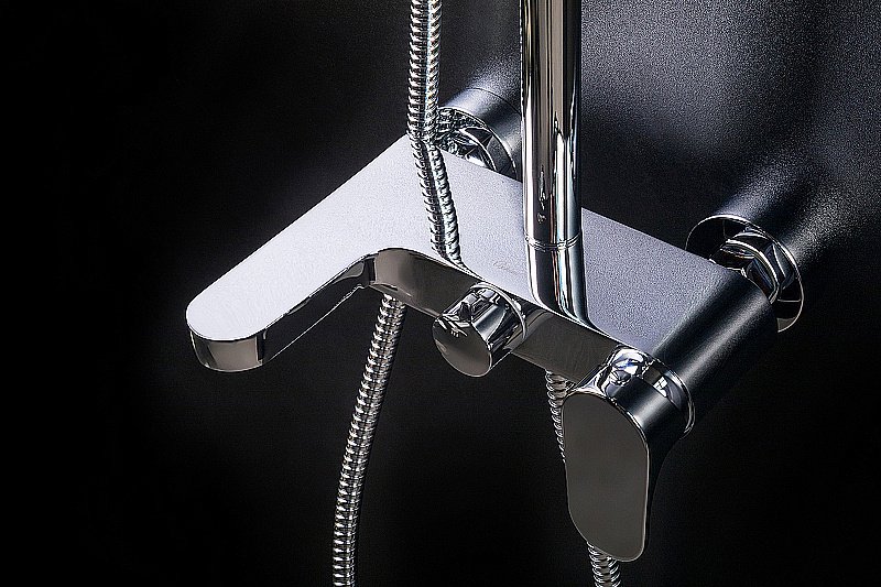 Душевая система Boheme Spectre 458-NB никель купить в интернет-магазине сантехники Sanbest