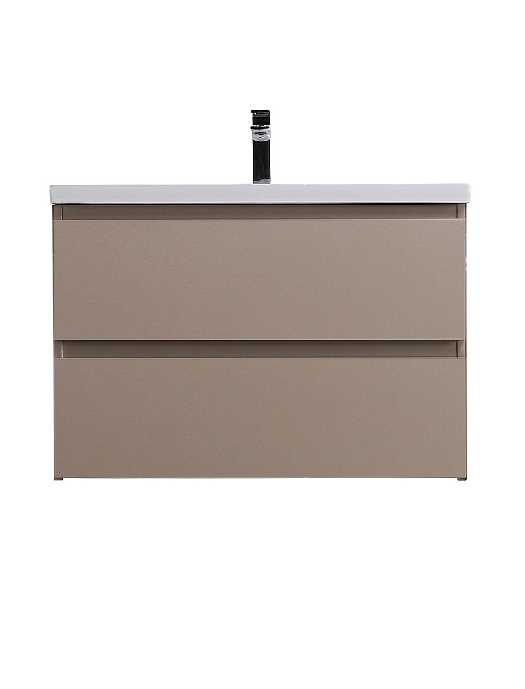 Тумба с раковиной BelBagno 75 KRAFT-750-2C-SO-СO+CZR-8070-75 бежевая матовая для ванной в интернет-магазине Sanbest