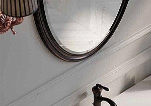 Зеркало Aqwella Borgia 65 BOR0210BLK черное в ванную от интернет-магазине сантехники Sanbest