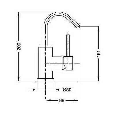 Смеситель для биде Bugnatese Inside 9223 хром купить в интернет-магазине сантехники Sanbest