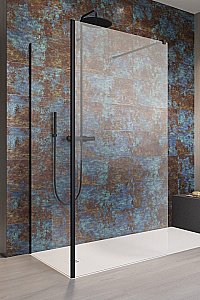 Душевое ограждение Radaway Modo New Black IV 120х75 стекло прозрачное/профиль черный матовый купить в интернет-магазине Sanbest