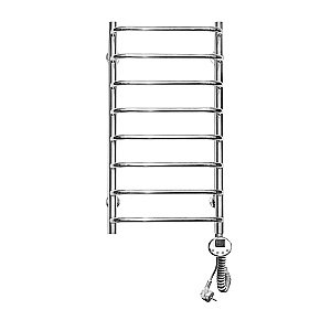 Полотенцесушитель электрический Domoterm Стефано П8 400x800 E хром купить в интернет-магазине сантехники Sanbest