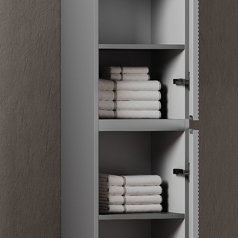 Пенал Sancos Folk 35 PFL35ES Ergraut soft для ванной в интернет-магазине сантехники Sanbest