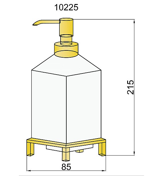 Диспенсер Boheme 10225 купить в интернет-магазине сантехники Sanbest