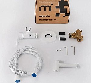 Гигиенический душ Milardo Rora RORWTR0M08 белый купить в интернет-магазине сантехники Sanbest