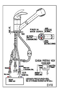 Смеситель для бойлера RAV-Slezak PREMIUM CRISTAL LINE E410.5 купить в интернет-магазине сантехники Sanbest