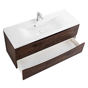 Тумба с раковиной Belbagno MARINO 120 подвесная Rovere Moro для ванной в интернет-магазине Sanbest