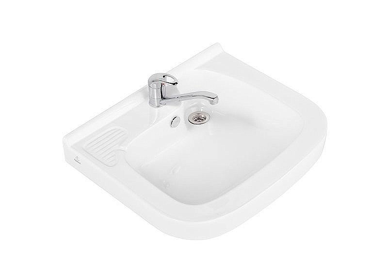 Раковина на стиральную машину Кувшинка Юни 50 белая купить в интернет-магазине Sanbest