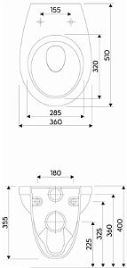 Унитаз подвесной Geberit Duofix 458.122.2U.1 белый, с крышкой микролифт, с инсталляцией, безободковый купить в интернет-магазине Sanbest