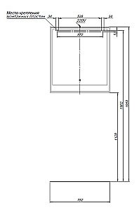 Зеркало Aquanet Милан 336400 80 дуб рустикальный в ванную от интернет-магазине сантехники Sanbest