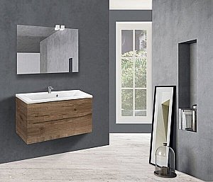 Тумба с раковиной Vincea Mia 900 V.Oak для ванной в интернет-магазине Sanbest