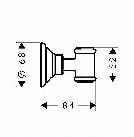 Держатель ручного душа Axor Montreux 16325820 никель купить в интернет-магазине сантехники Sanbest