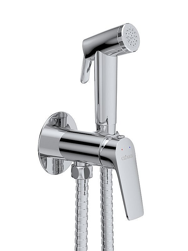 Гигиенический душ со смесителем Cezares LINER-DIF-01 хром купить в интернет-магазине сантехники Sanbest