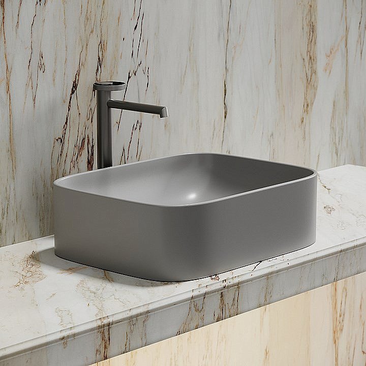 Раковина Ceramica Nova Element 50 CN6052MSG серая матовая купить в интернет-магазине Sanbest