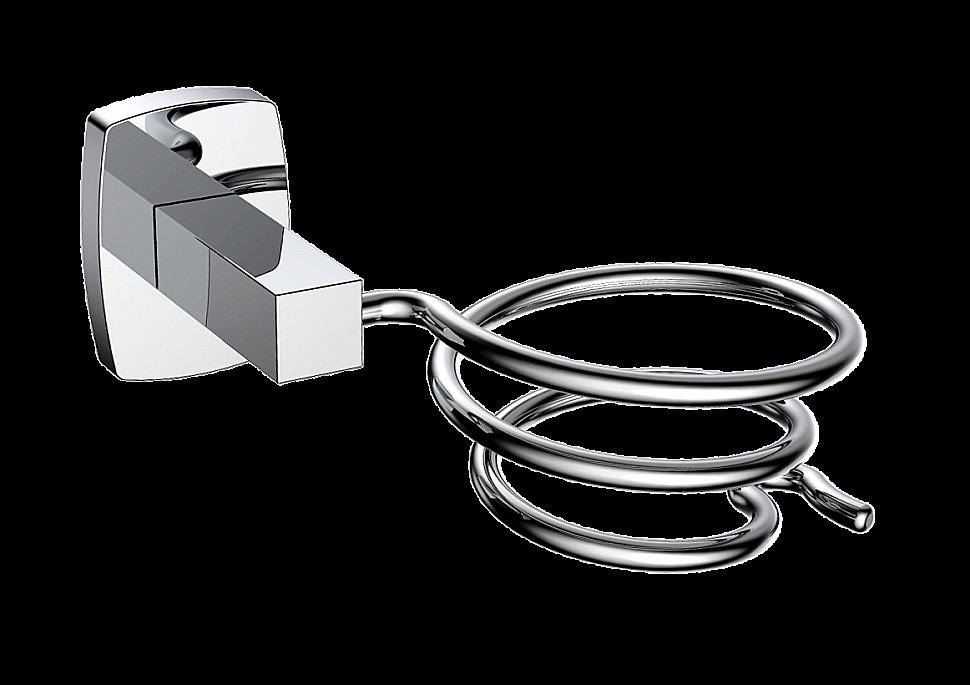 Держатель для фена CeramaLux Cube 12616 хром купить в интернет-магазине сантехники Sanbest