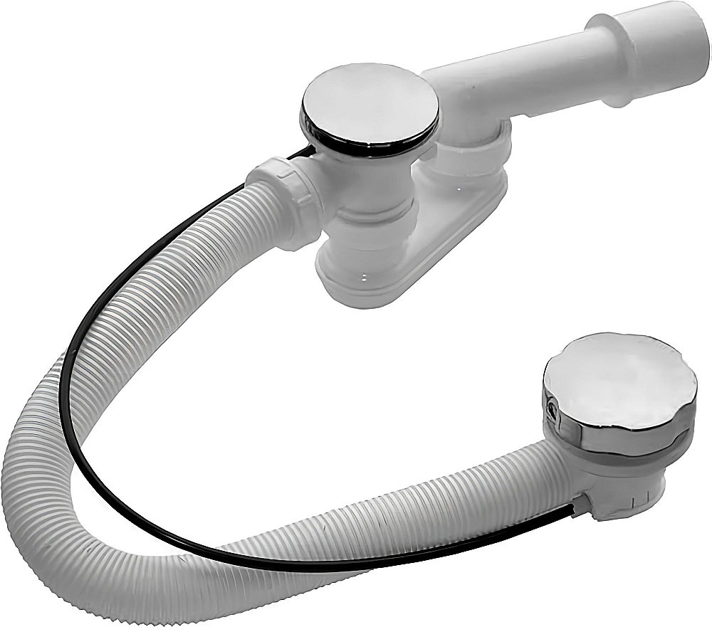 Слив-перелив для ванны Villeroy&Boch U90960461 хром купить в интернет-магазине сантехники Sanbest